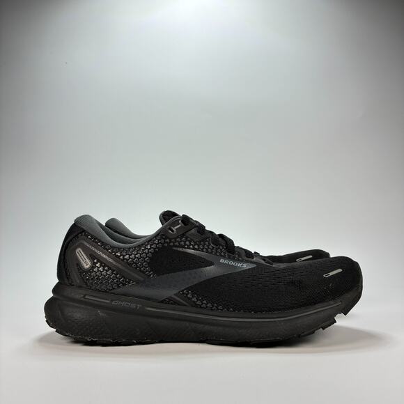 Brooks Ghost 14 Black Lace Up Running Shoes Sneakers 1203561B020 Womens Size 8.5 - Picture 1 of 11